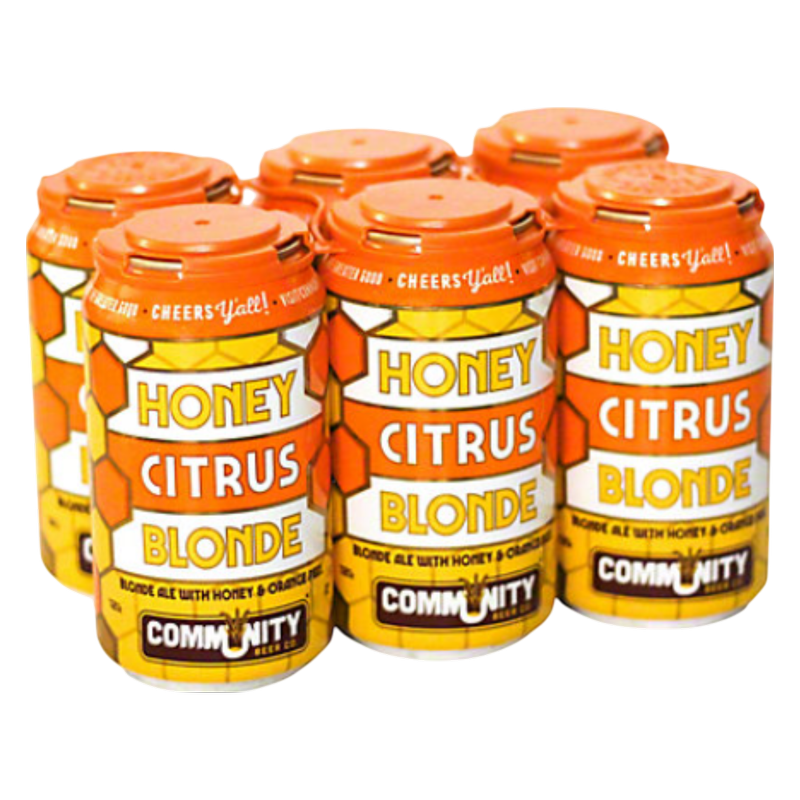 Community Honey Citrus Blonde 6pk 12oz Can 6% ABV