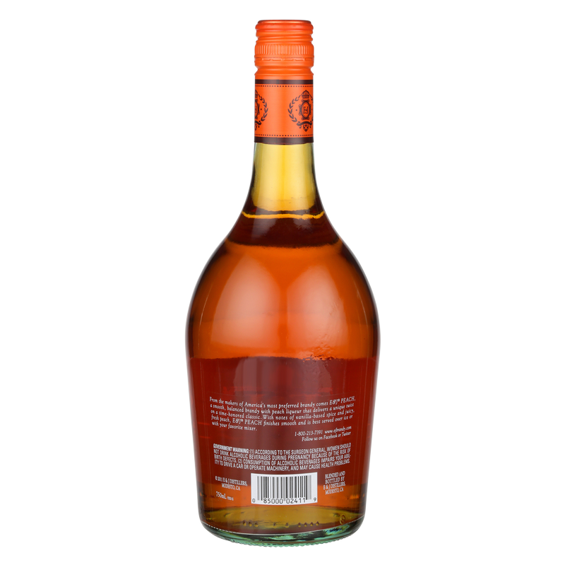 E&J Peach Brandy 750ml