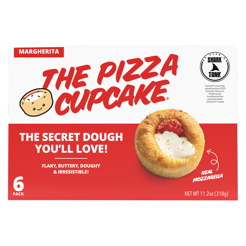 The Pizza Cupcake Margherita 6ct 11.2oz