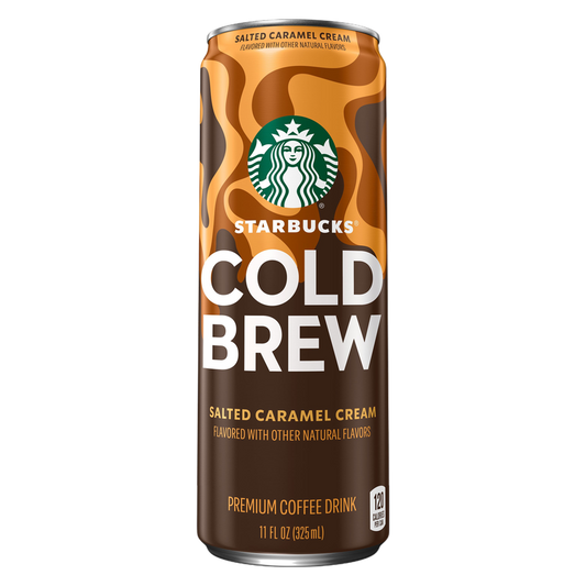 Starbucks Salted Caramel Cream Cold Brew 11oz Can