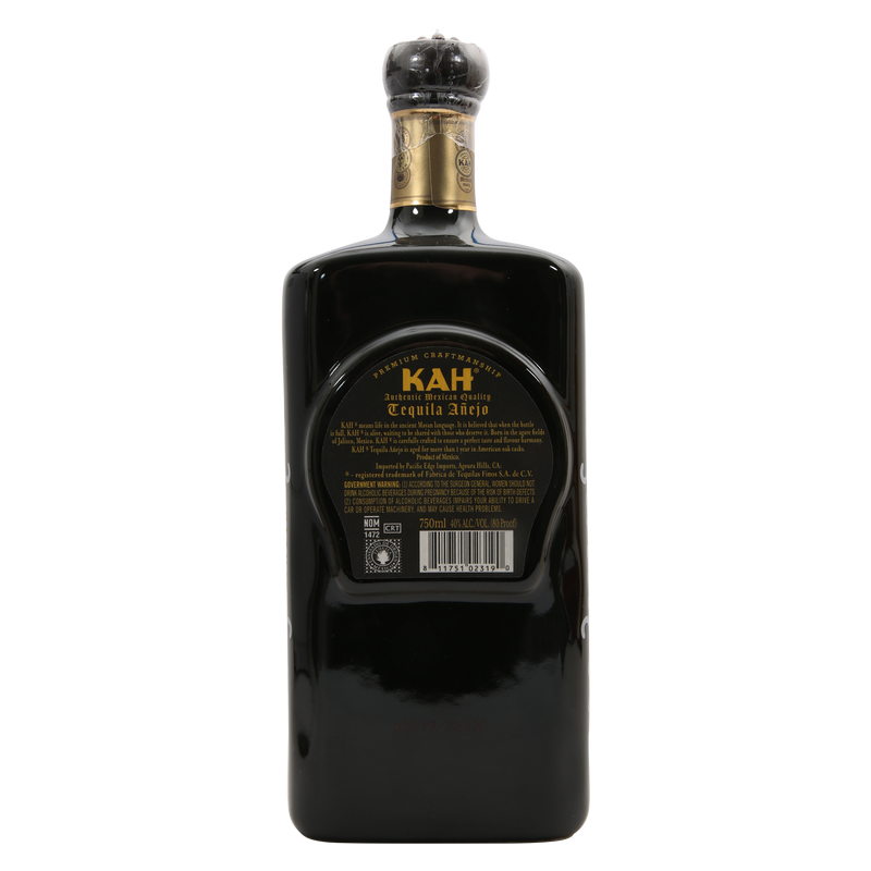 Kah Ceramic Anejo Tequila 750ml