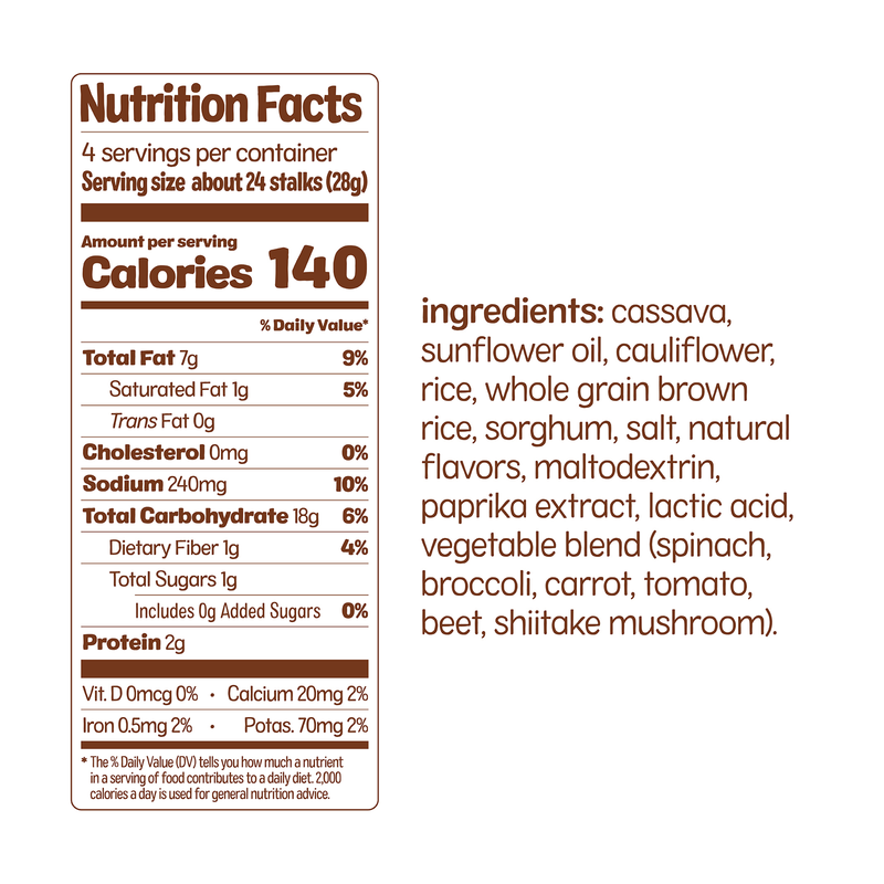 From the Ground Up Cheddar Cauliflower Stalks 4oz