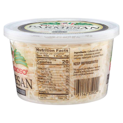 BelGioioso Freshly Grated Parmesean Cheese, 5oz
