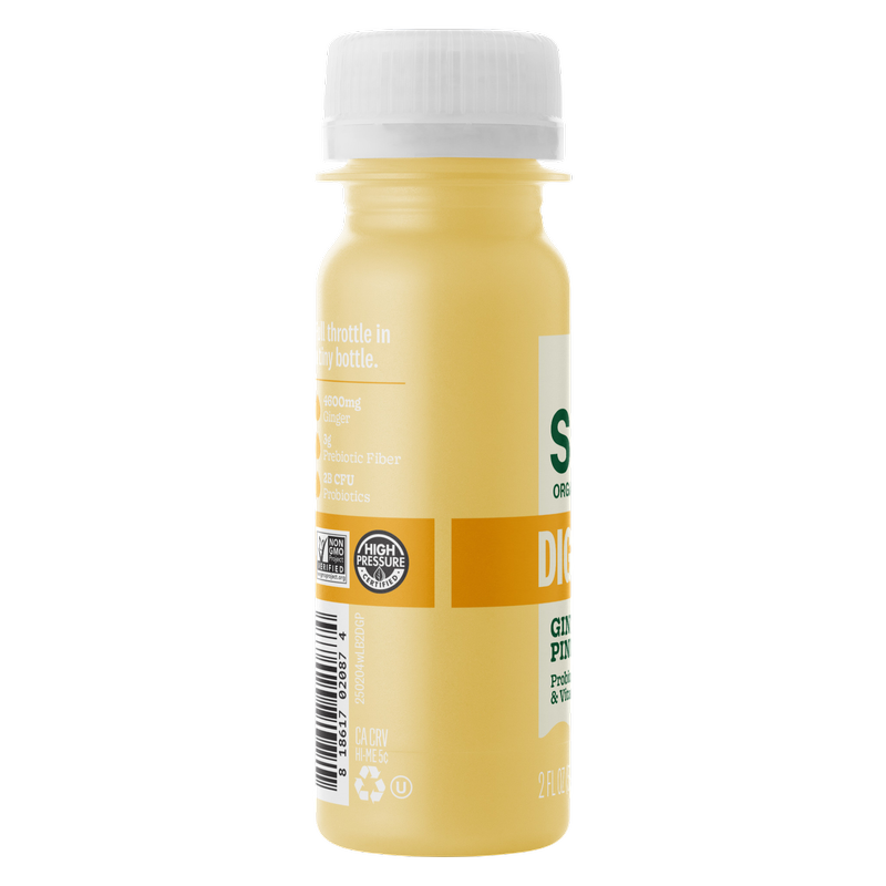 Suja Organics Digestion Ginger Pineapple Shot 2oz Btl