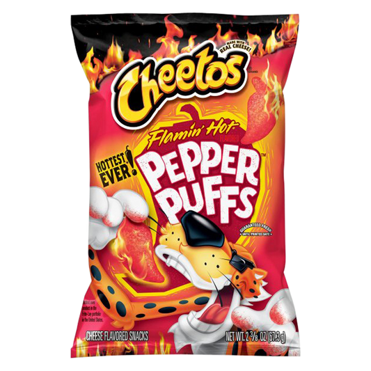 Cheetos Flamin' Hot Pepper Puffs 2.4oz