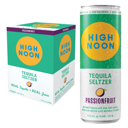 High Noon Passionfruit Tequila Seltzer 4pk