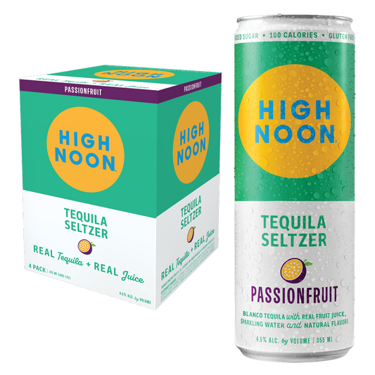 High Noon Passionfruit Tequila Seltzer 4pk