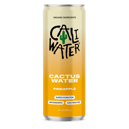 Caliwater Pineapple Cactus Water 12 oz can
