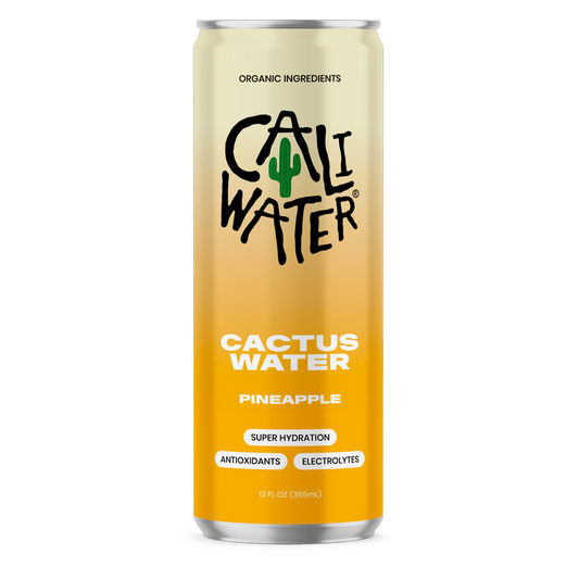 Caliwater Pineapple Cactus Water 12 oz can