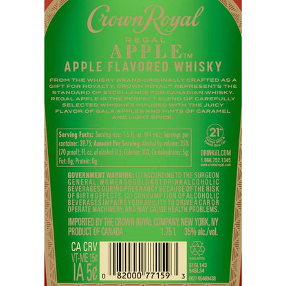 Crown Royal Regal Apple Canadian Whisky 1.75L (70 proof)