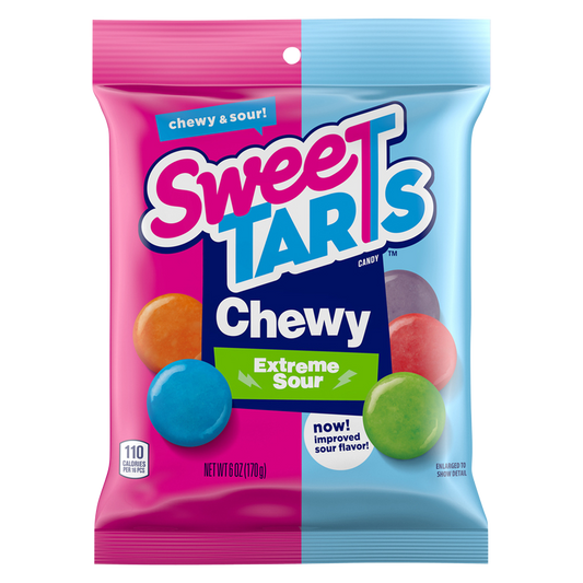 SweeTARTS Extreme Sour Chewy Candy 6oz