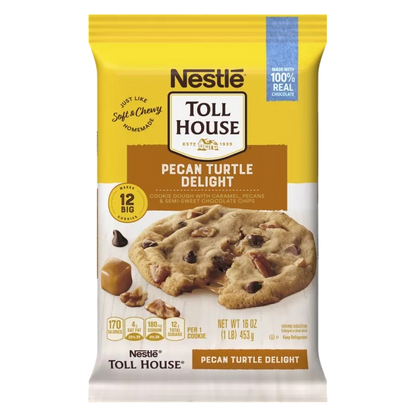 Nestle Toll House Pecan Turtle Cookie Dough - 12ct/16oz