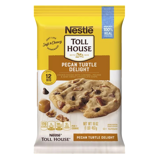 Nestle Toll House Pecan Turtle Cookie Dough - 12ct/16oz