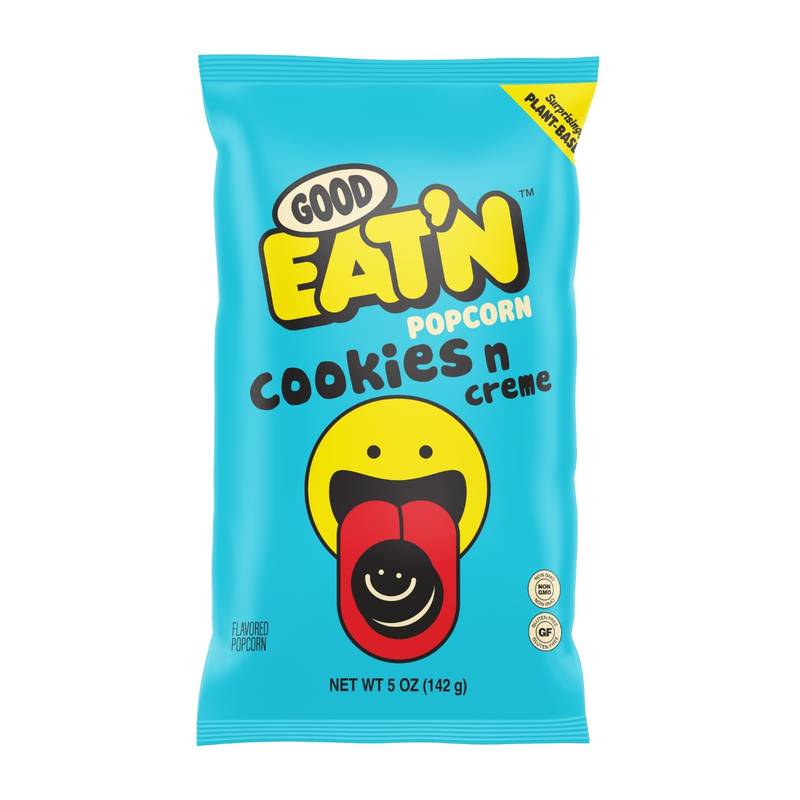 Good Eat'n Cookies N' Creme Popcorn 6oz Bag