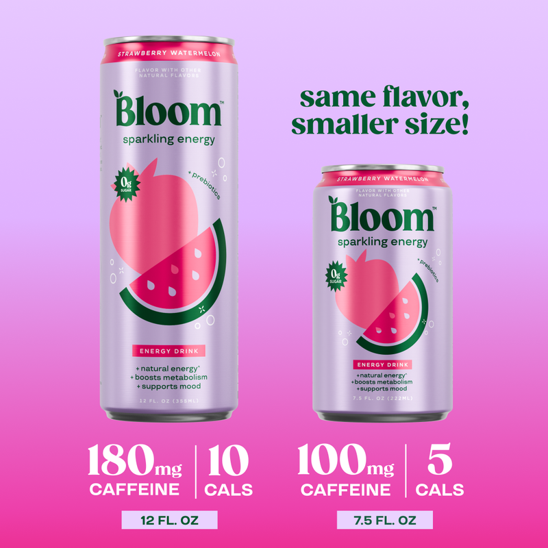 Bloom Sparkling Energy Mini Variety 7.5oz 12pk