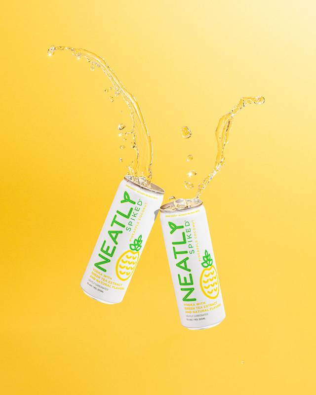 Neatly Spiked Vodka Green Tea Seltzer Variety 8pk 12oz Cans 5.0% ABV
