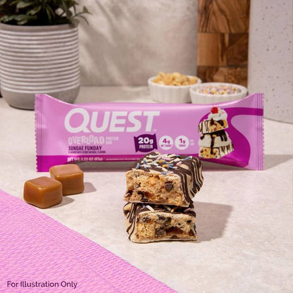 Quest Overload Bar Sundae Funday, 2.22 oz