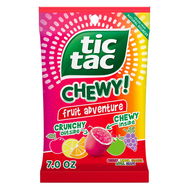TIC TAC CHEWY! Fruit Adventure Candy, Fruit Candy, 7 oz