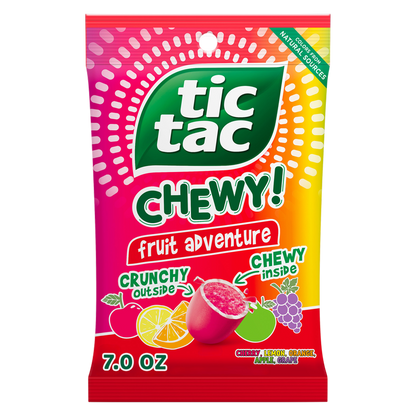 TIC TAC CHEWY! Fruit Adventure Candy, Fruit Candy, 7 oz