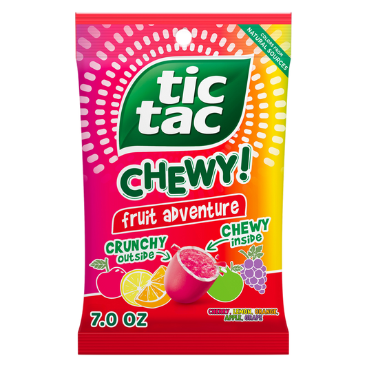 TIC TAC CHEWY! Fruit Adventure Candy, Fruit Candy, 7 oz