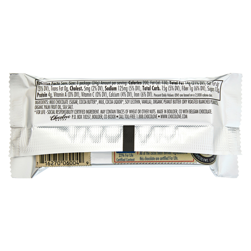 Chocolove Milk Chocolate Peanut Butter Cups 2ct