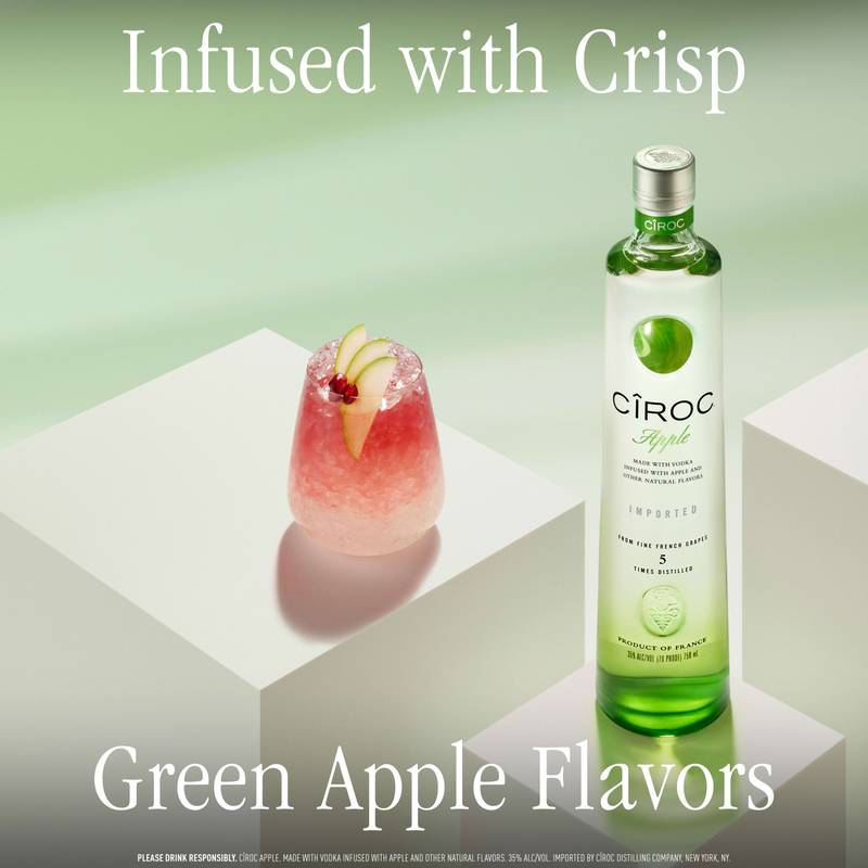 Ciroc Apple Vodka 750ml (70 Proof)