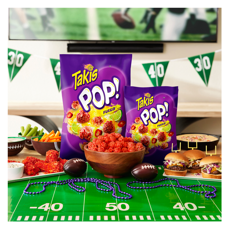 Takis Fuego Pop! Spicy Popcorn Sharing Size Bag 6.7oz
