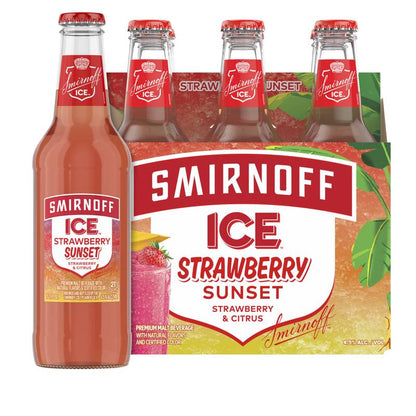 Smirnoff Ice Strawberry Sunset 6pk 11.2oz Bottle