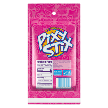 Pixy Stix Assorted Candy Straws 3.2oz