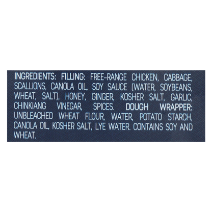 Laoban Dumplings Ginger Chicken Frozen Dumplings 8oz
