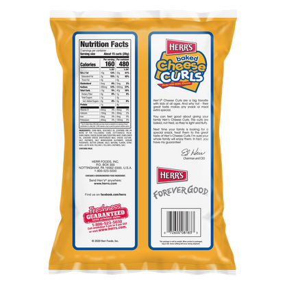 Herr's Baked Cheese Curls 3.0oz