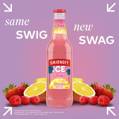 Smirnoff Ice Pink Lemonade 6pk 11.2oz Btl