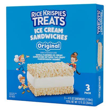 Kellogg's Rice Krispies Treats Original Ice Cream Sandwiches