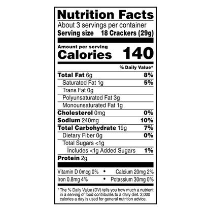 Cheez-It Grooves Sharp White Cheddar 3.25oz Crunch Snack Crackers