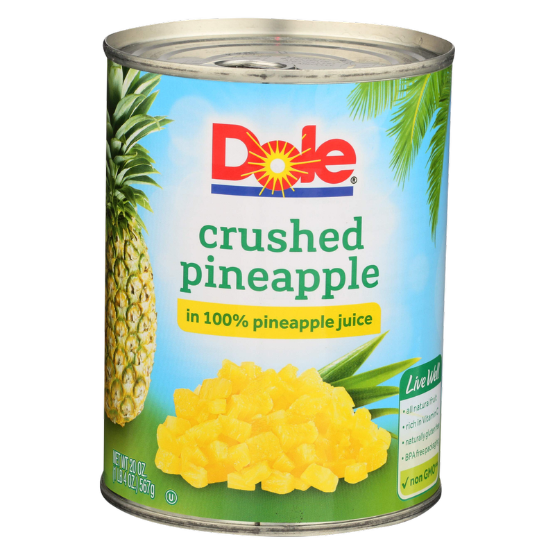 Dole Crushed Pineapple, 20oz.