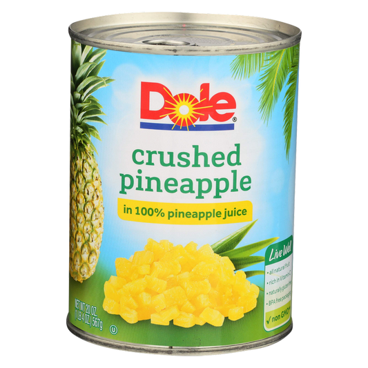 Dole Crushed Pineapple, 20oz.