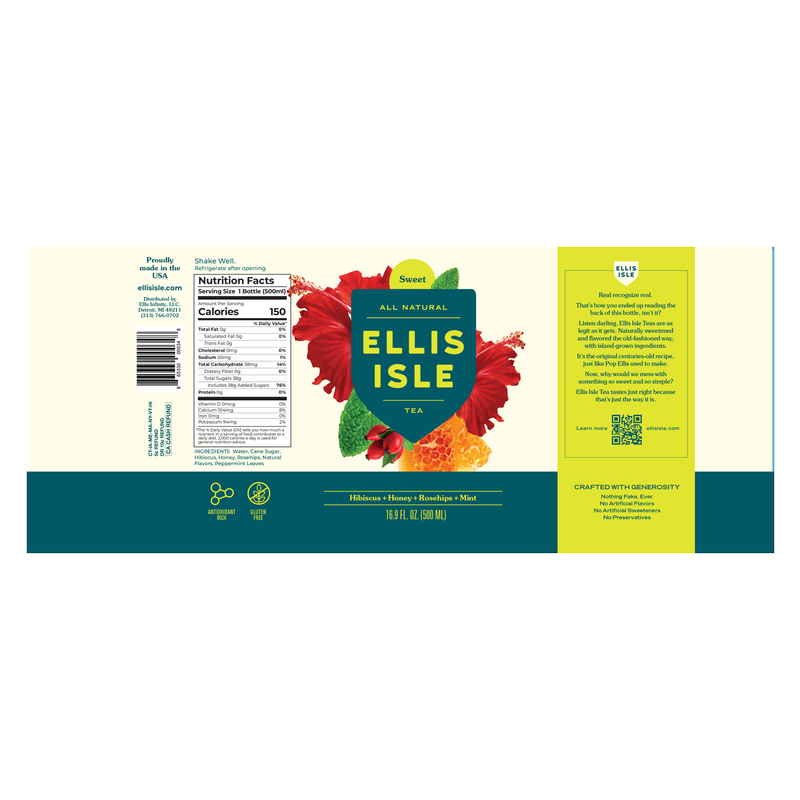 Ellis Isle Sweet Tea 16.9oz