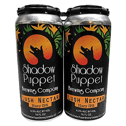 Shadow Puppet Brewing Lush Nectar Hazy IPA 4pk 16oz Can