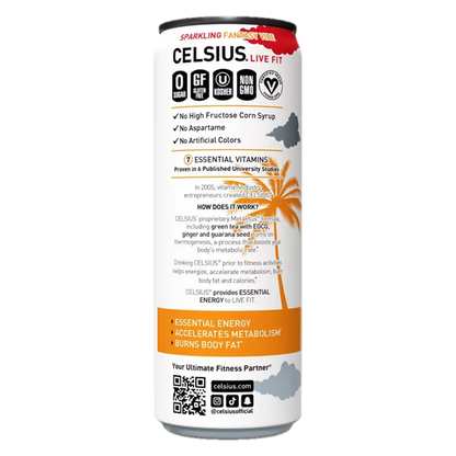 CELSIUS Sparkling Fantasy Vibe Energy Drink 12oz Can