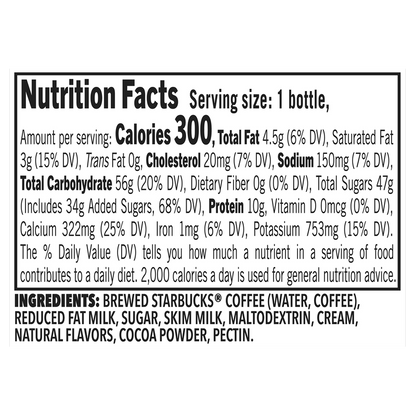Starbucks Peppermint Mocha Frappuccino 13.7oz Btl