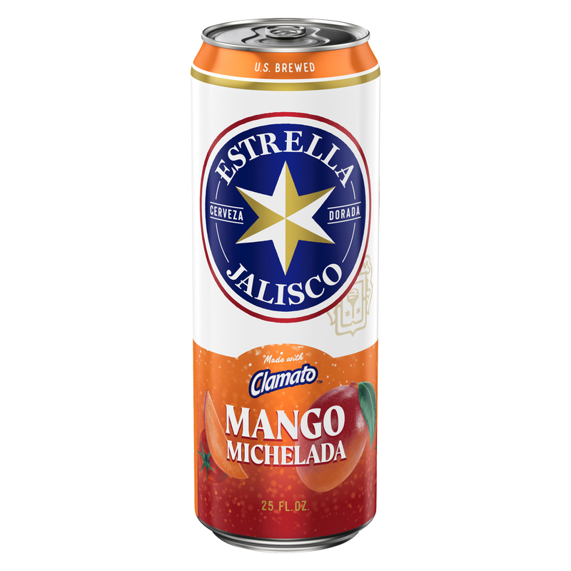 Estrella Jalisco Mango Michelada Single 25oz Can 3.5% Abv