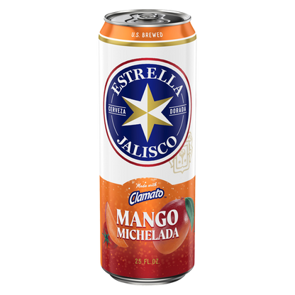 Estrella Jalisco Mango Michelada Single 25oz Can 3.5% Abv
