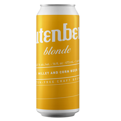 Glutenberg Blonde Ale Gluten Free 4pk 16oz Can