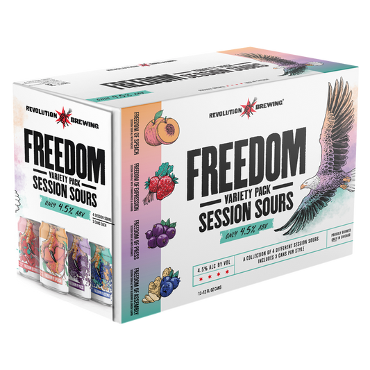 Revolution Freedom Sour Variety 12pk 12oz Can 4.5% ABV
