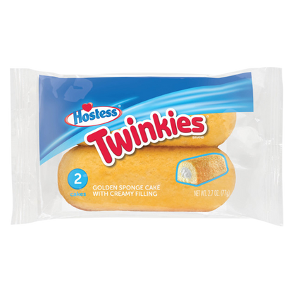HOSTESS TWINKIES Snack Cakes, Single Serve, 2 Count, 2.70 oz
