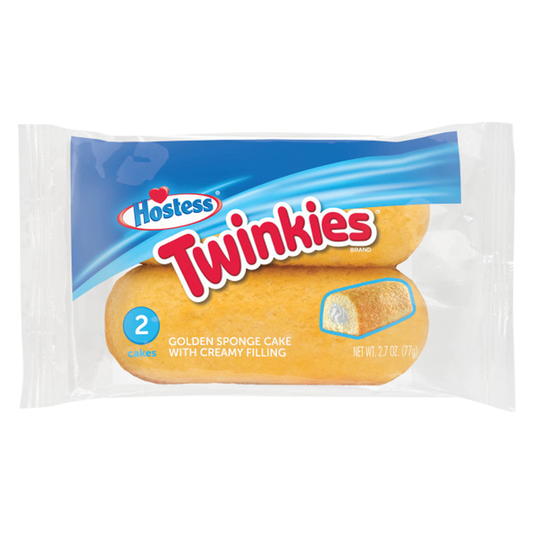 HOSTESS TWINKIES Snack Cakes, Single Serve, 2 Count, 2.70 oz