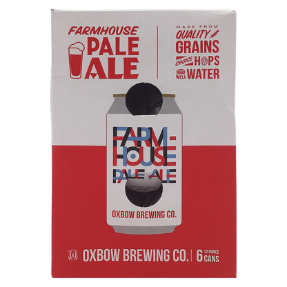 Oxbow Brewing Farmhouse Pale Ale 6Pk 12Oz Can 6% Abv