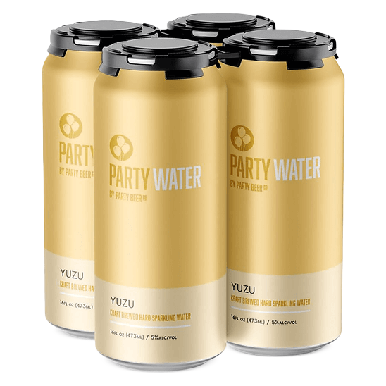 Party Water Yuzu 4pk 16oz Can 5% ABV