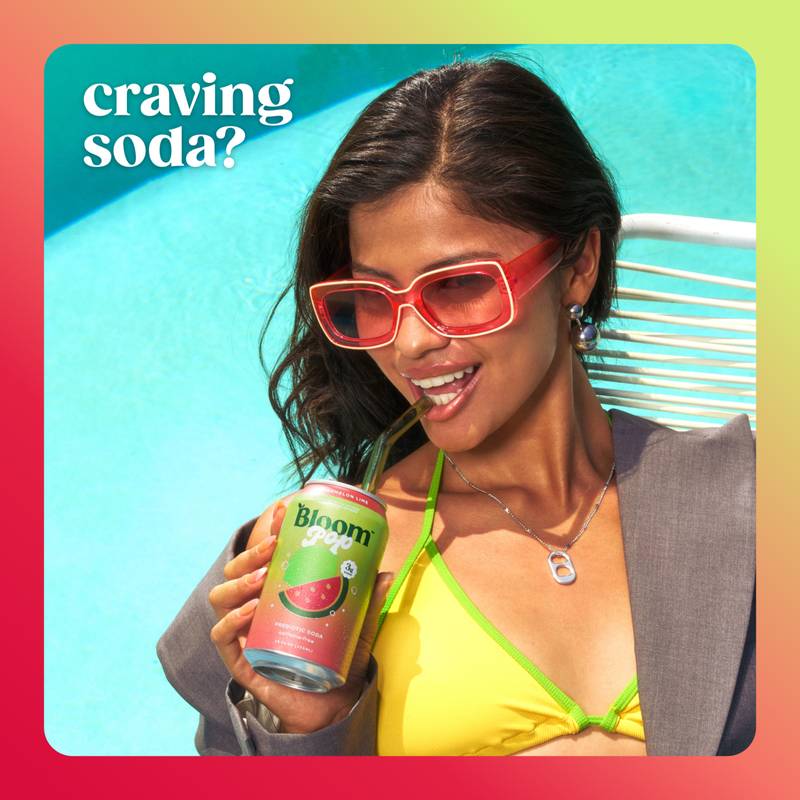 Bloom Pop Watermelon Lime 12oz Can
