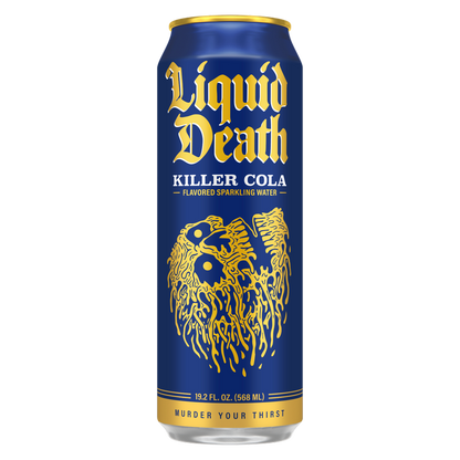 Liquid Death Killer Cola 19.2oz King Size Can